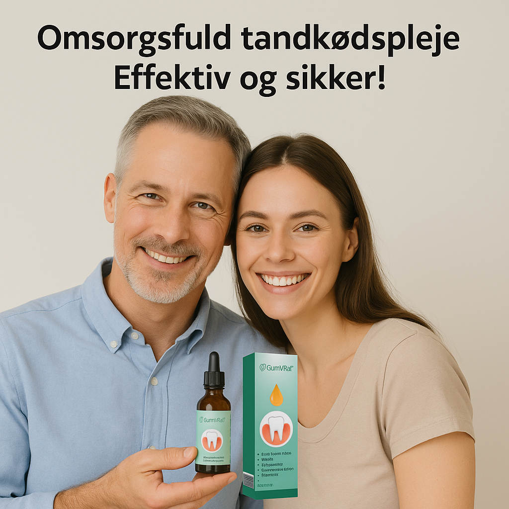 GumVital™ | Genopretter vigende tandkød i 93% af tilfældene inden for 4 dage!